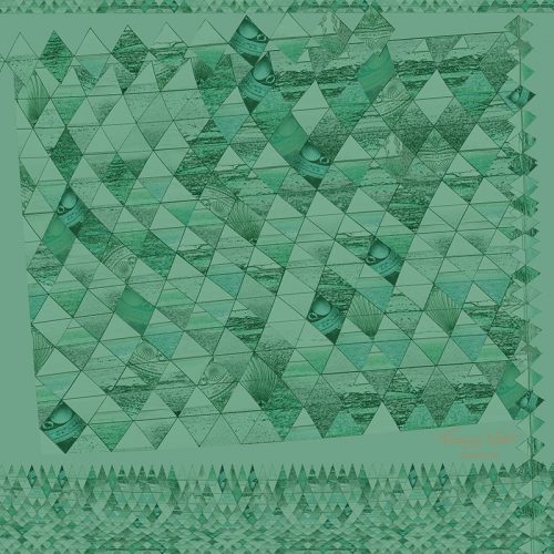 Sea Diamond Green ~ Pocket Square