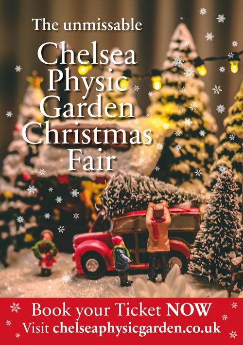 Chelsea Physic Garden Christmas Fair 2018 24th November – 25th November