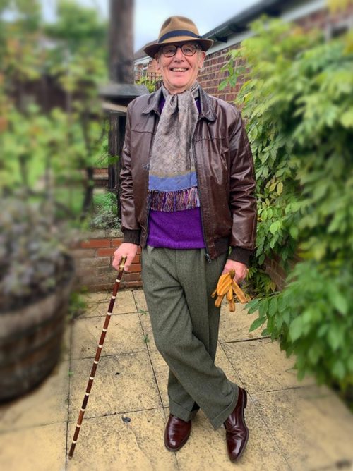 Leon ‘The Snapper’ Chelsea Physic Garden silk scarf