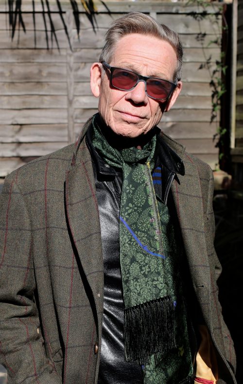 Paul Cook ~ Meanwhile Gardens silk scarf