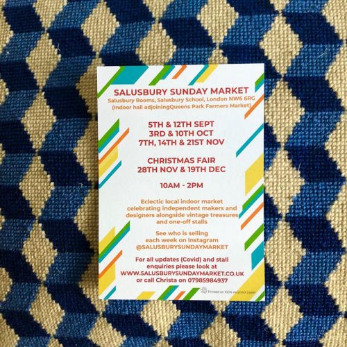 Christa Davis ~ Salusbury Sunday Market ~ Christmas Fair 28 November 2021