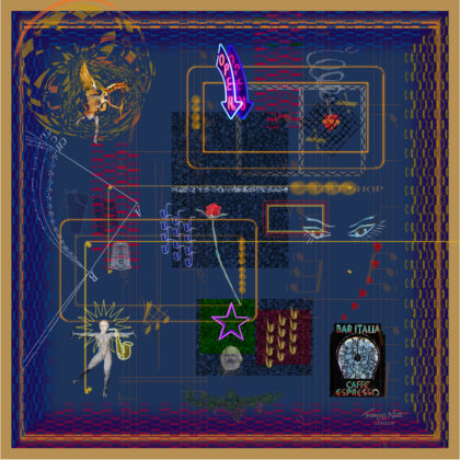 Soho Flowers <br>Greetings Card